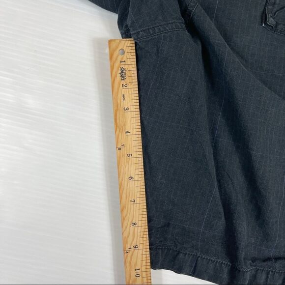 Billabong Design Works Shorts Black Cargo Outdoors Casual Men's 36 Flat Front - Picture 11 of 11